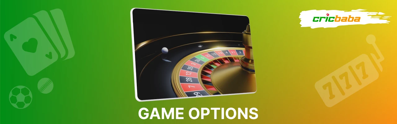 Online roulette game