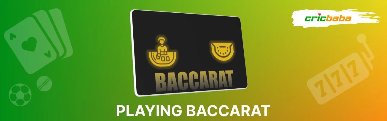 Playing online baccarat
