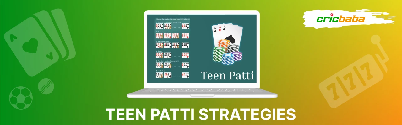 Online teen patti strategies