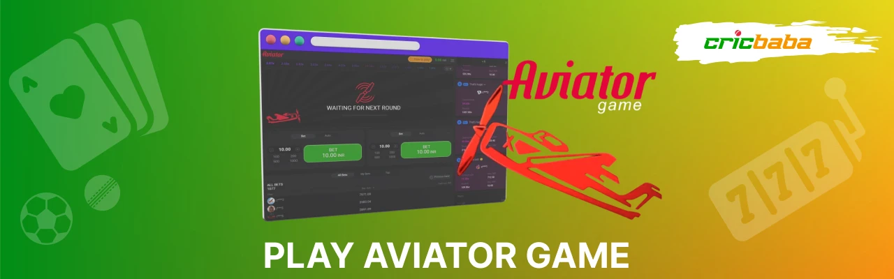 Play aviator game