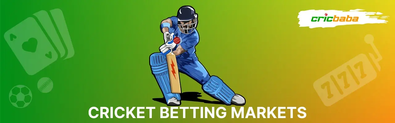 Cricket betting markets