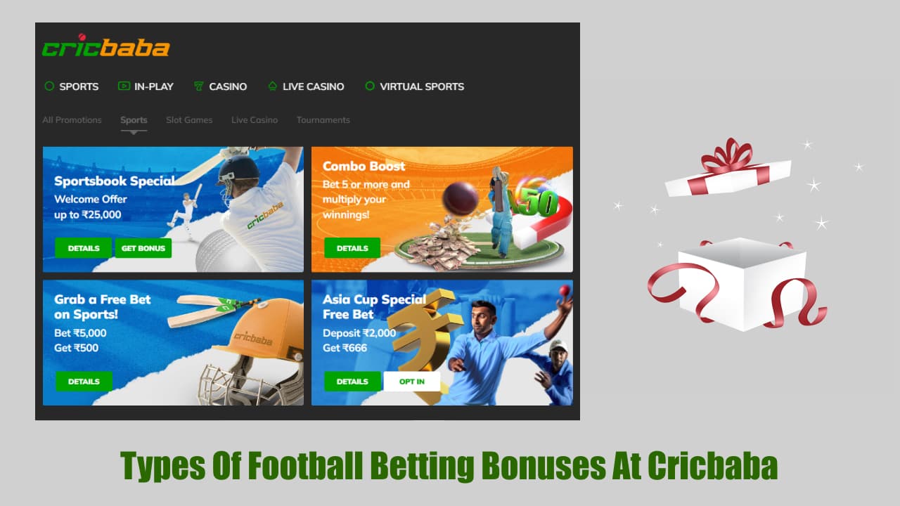 Cricbaba sports bonuses