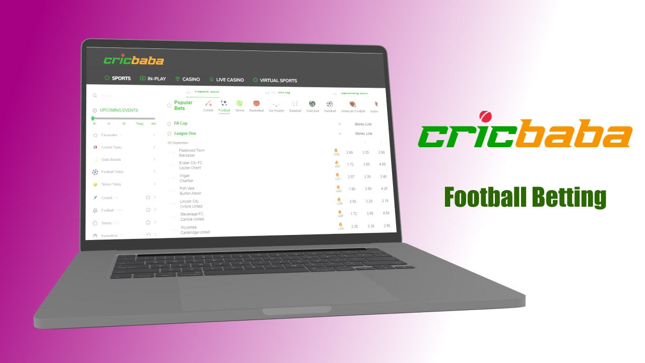 Cricbaba sportsbook football betting