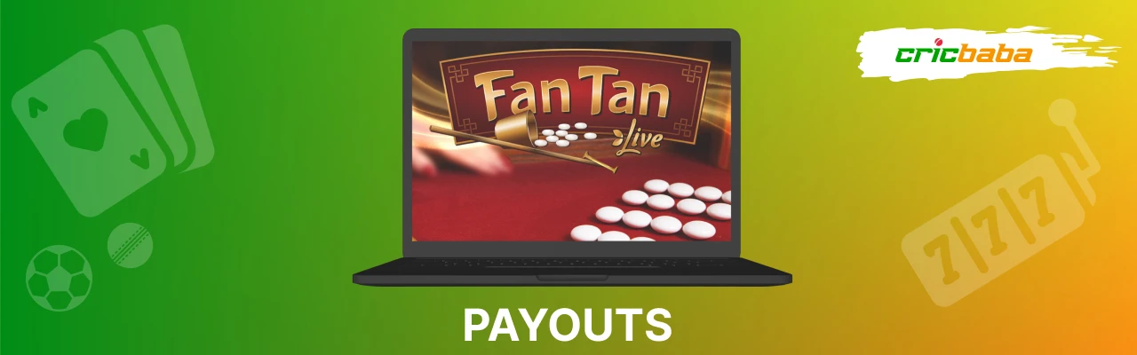 Payouts of fan tan