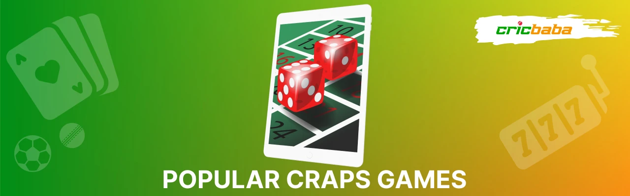 Types of online craps games