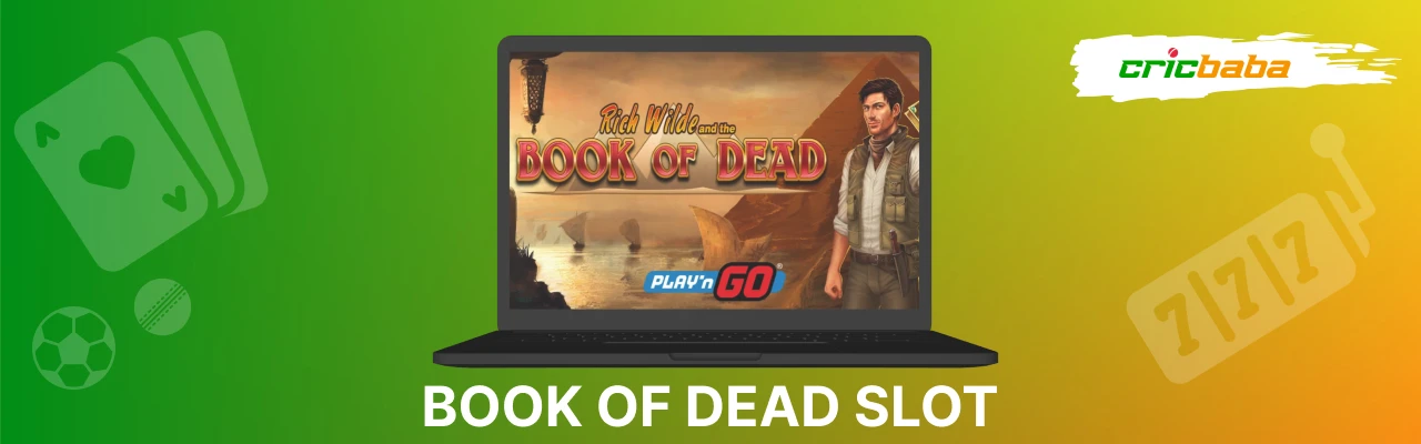 Book of dead slot game theme