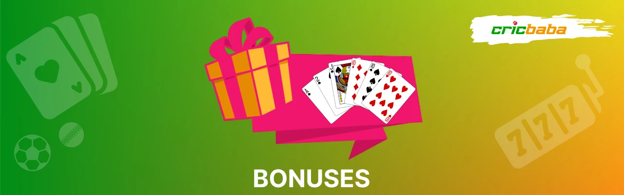 Live casino games bonuses