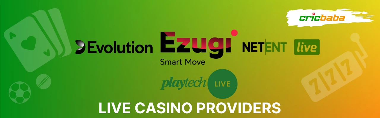 Live casino providers