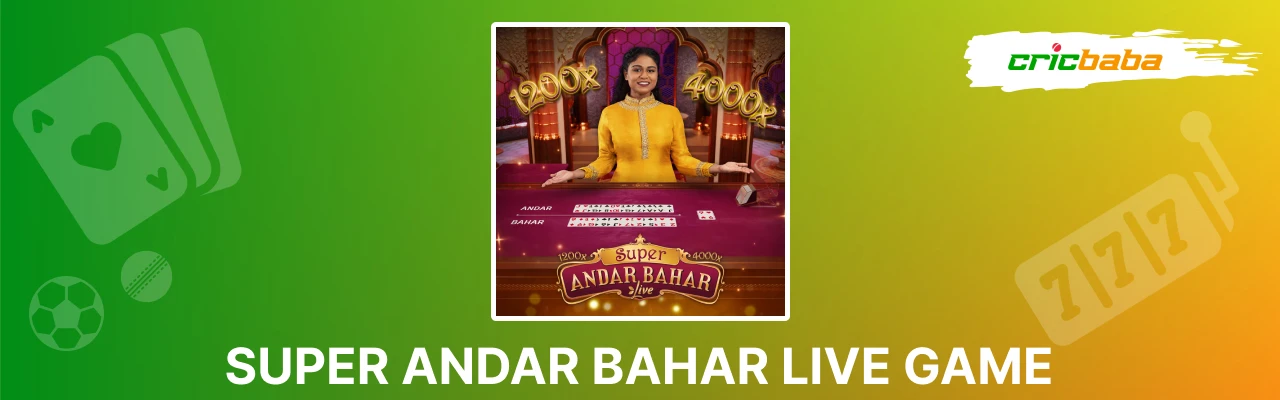 Super andar bahar live game features