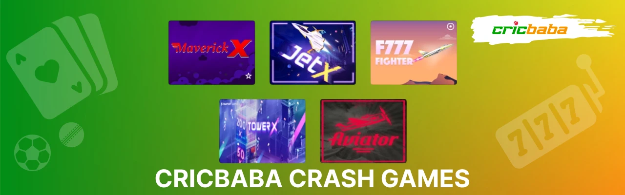 Cricbaba casino crash games