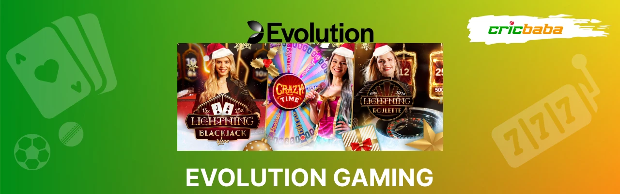 Evolution gaming offers