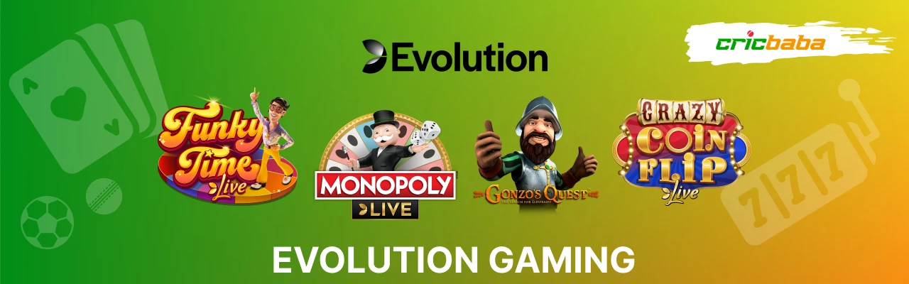Game by evolution gaming