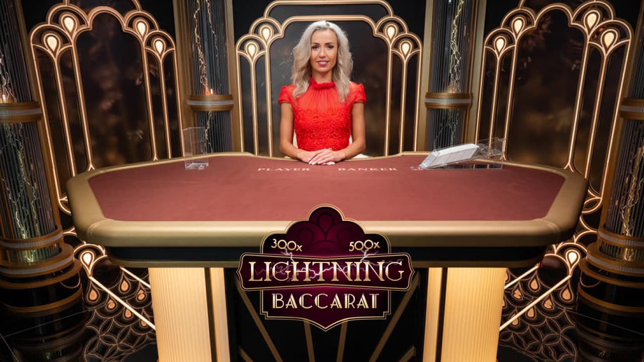 lightning baccarat live by evolution gaming