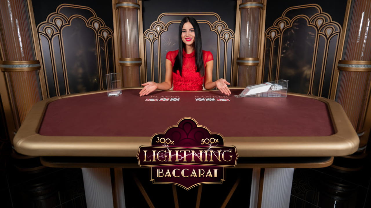 lightning baccarat live casino game