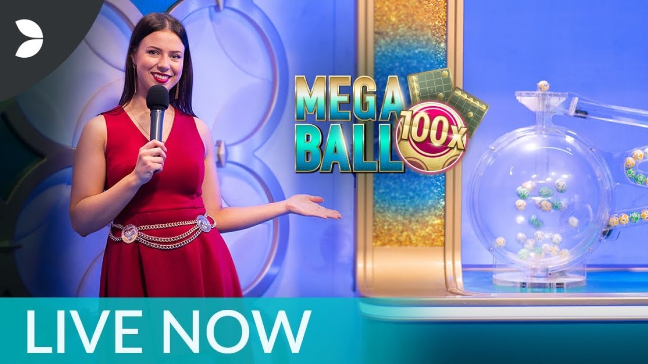 Mega ball live game by Evolution Gaming