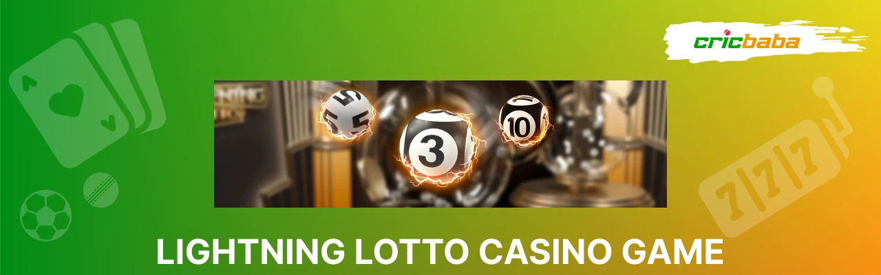 Lightning lotto live game features