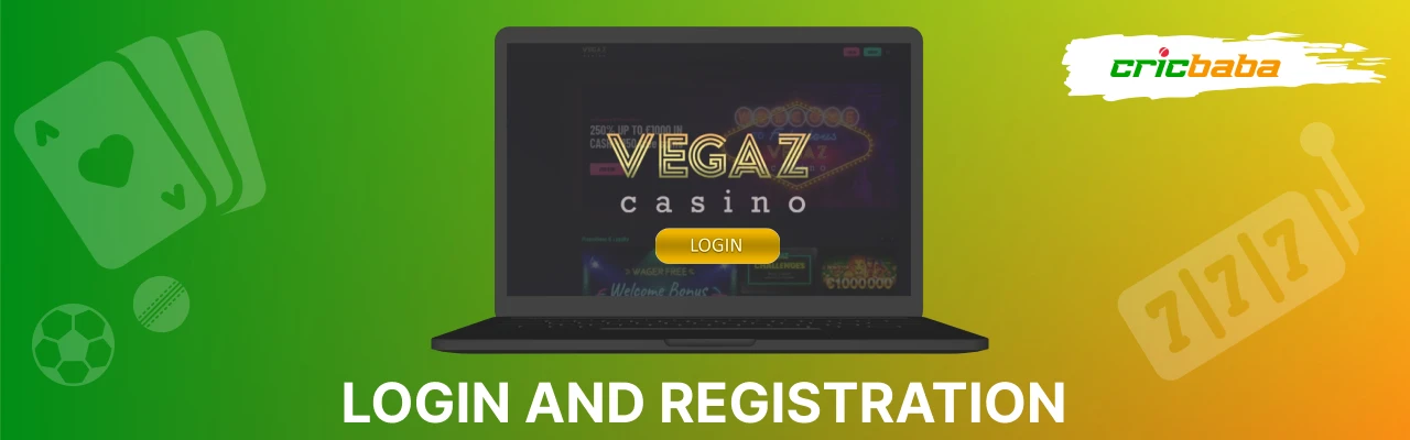 Vegaz casino login registration