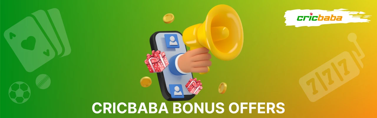 Cricbaba bonus offers