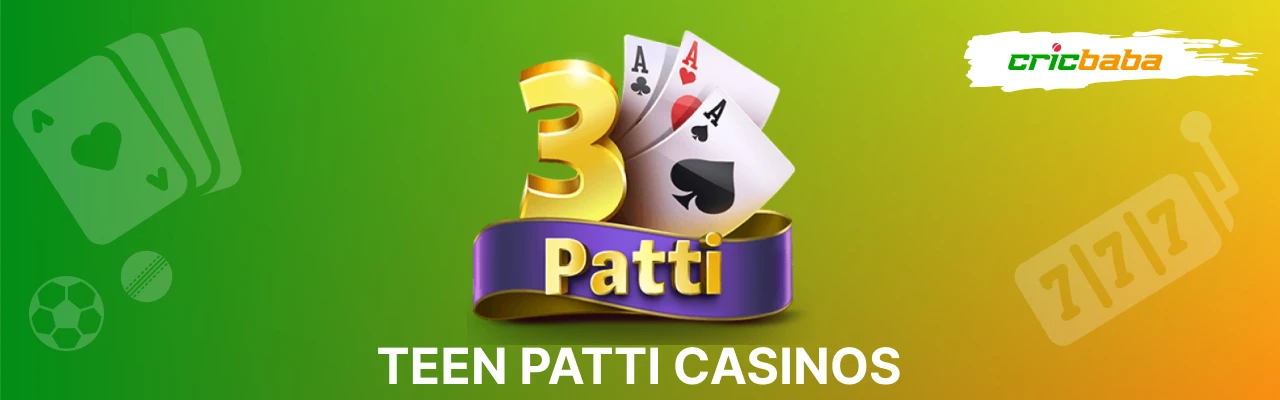 Online teen patti casinos in india